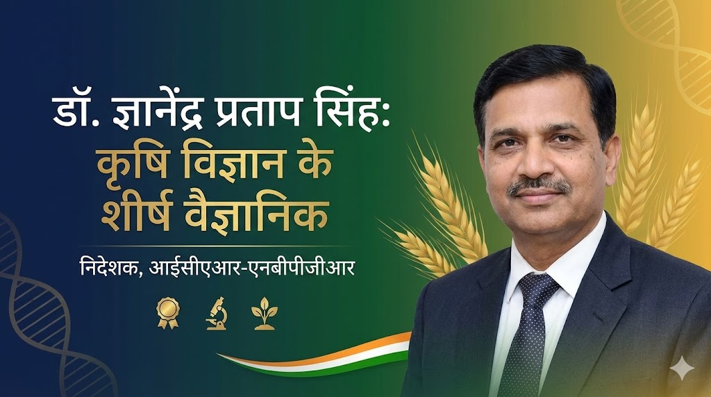 डॉ. ज्ञानेंद्र प्रताप सिंह: भारतीय कृषि अनुसंधान के शीर्ष वैज्ञानिक का सफर