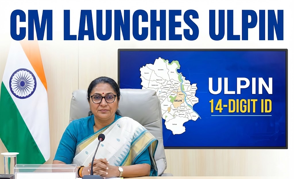 दिल्ली में भूमि क्रांति: CM रेखा गुप्ता ने लॉन्च की ULPIN पहल, हर जमीन को मिलेगा 14 अंकों का यूनिक नंबर