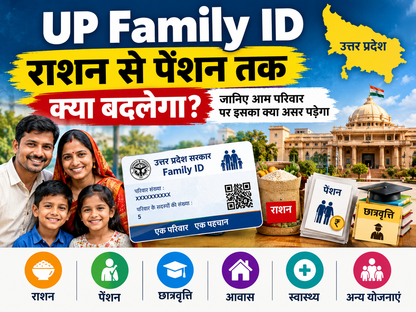 From Ration to Pension! How Much Will UP’s Family ID Change Your Life?