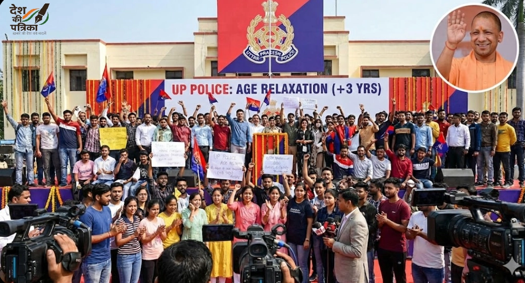 यूपी पुलिस भर्ती 2026: योगी सरकार का ऐतिहासिक फैसला, सभी वर्गों के लिए 3 साल की आयु में छूट